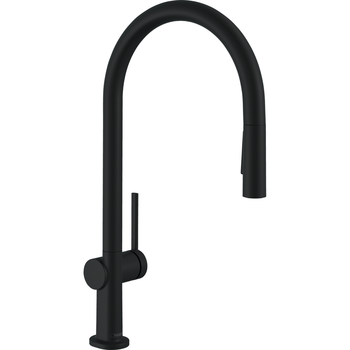 Hansgrohe Talis M54 Single Lever Kitchen Mixer 210 with Pull-out Spray Matt Black