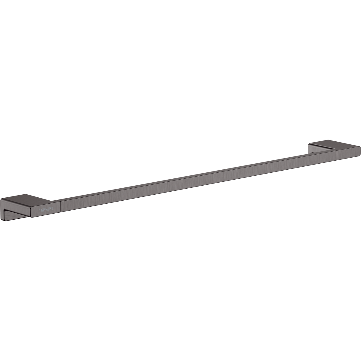 Hansgrohe Addstoris Bath Towel Rail Brushed Black Chrome