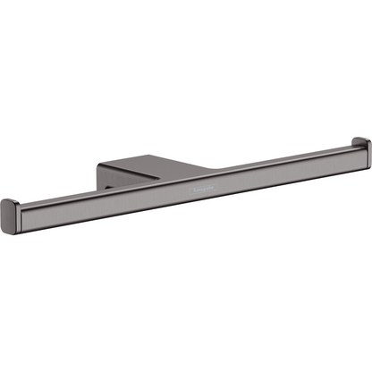 Hansgrohe Addstoris Toilet Paper Holder Double Brushed Black Chrome