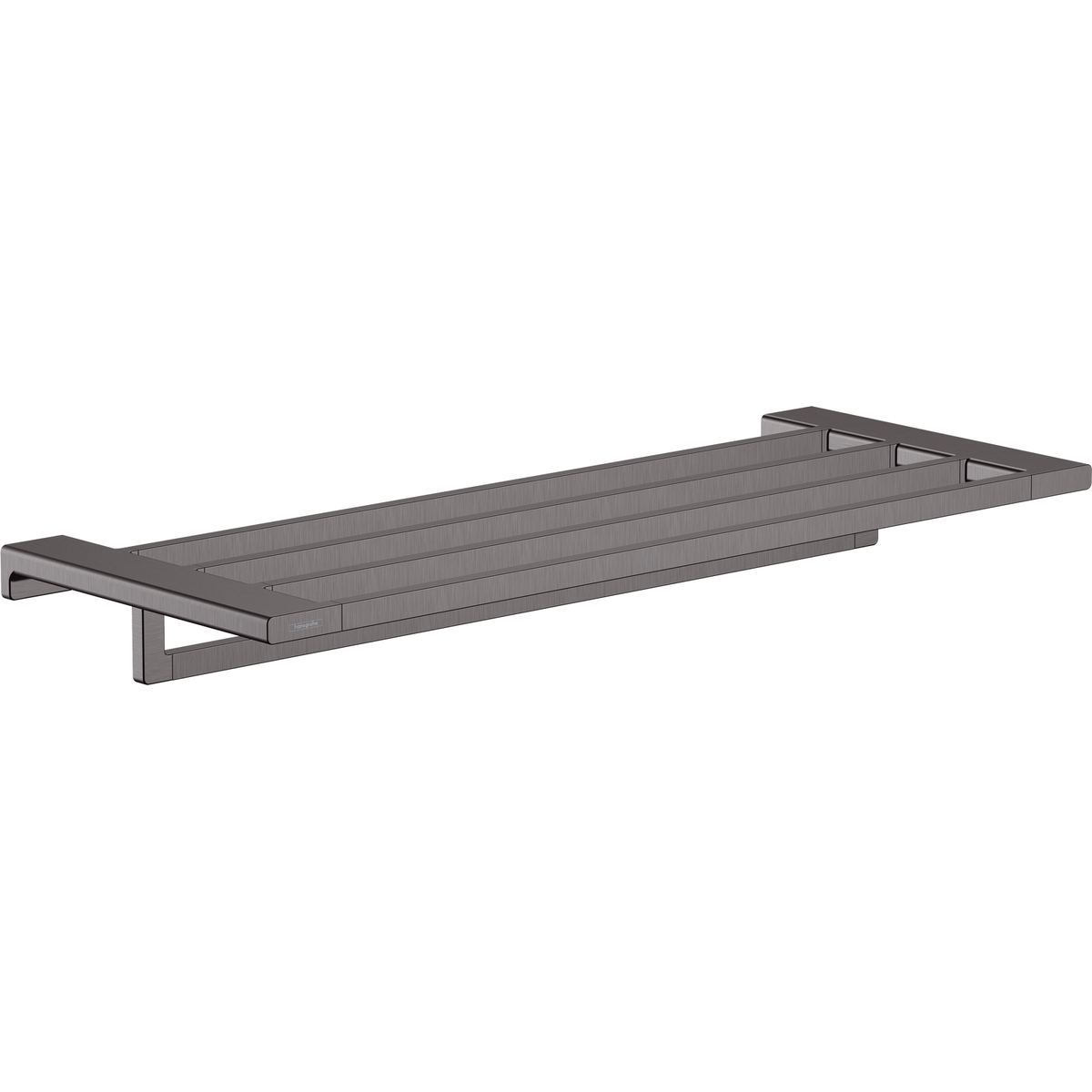 Hansgrohe Addstoris Towel Rack with Towel Holder Brushed Black Chrome
