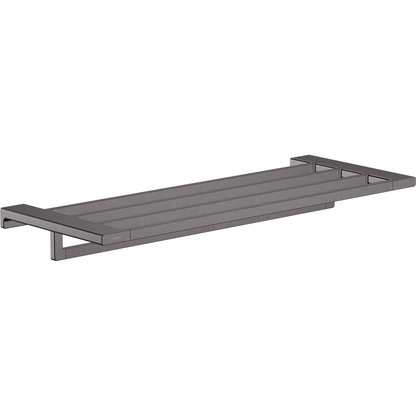 Hansgrohe Addstoris Towel Rack with Towel Holder Brushed Black Chrome