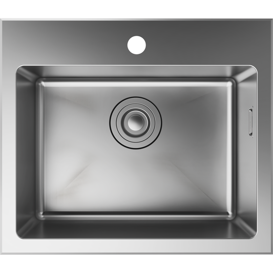 Hansgrohe S43 S431-F400 Built-in Stainless Steel Kitchen Sink 450 with 1 Hole 43353807