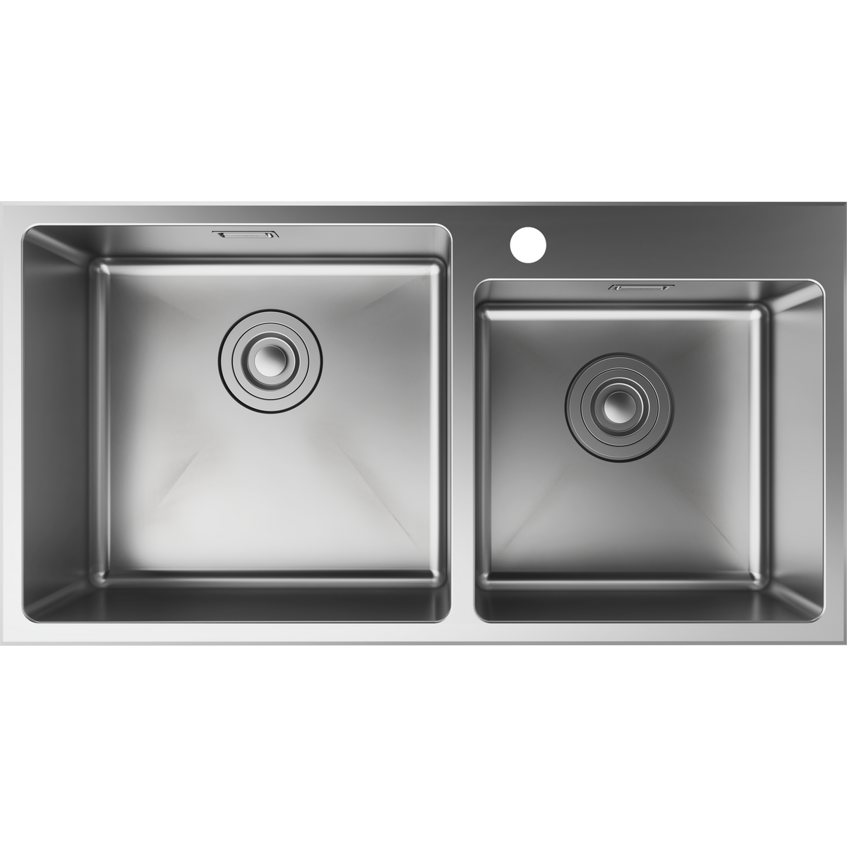 Hansgrohe S43 S431-F770 Built-in Stainless Steel Kitchen Sink 410/335 43355807