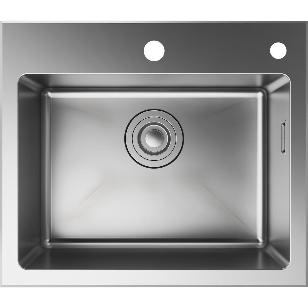 Hansgrohe S43 S432-F400 Built-in Stainless Steel Kitchen Sink 450 with 2 Holes 43344807