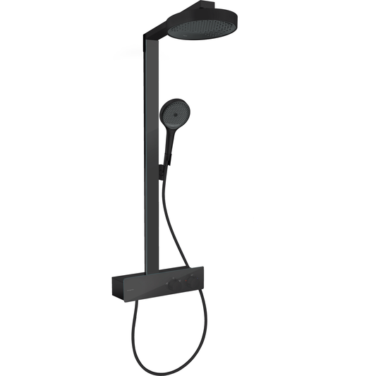 Hansgrohe Rainfinity Showerpipe 250 1jet with ShowerTablet 350 Matt Black