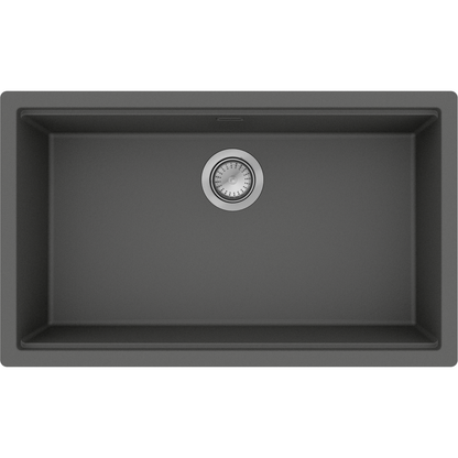 Hansgrohe S53 S530-F700 Granite Kitchen Sink 700 with Drain Rack Stone Grey