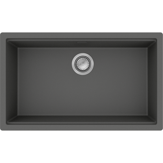 Hansgrohe S53 S530-F700 Granite Kitchen Sink 700 with Drain Rack Stone Grey