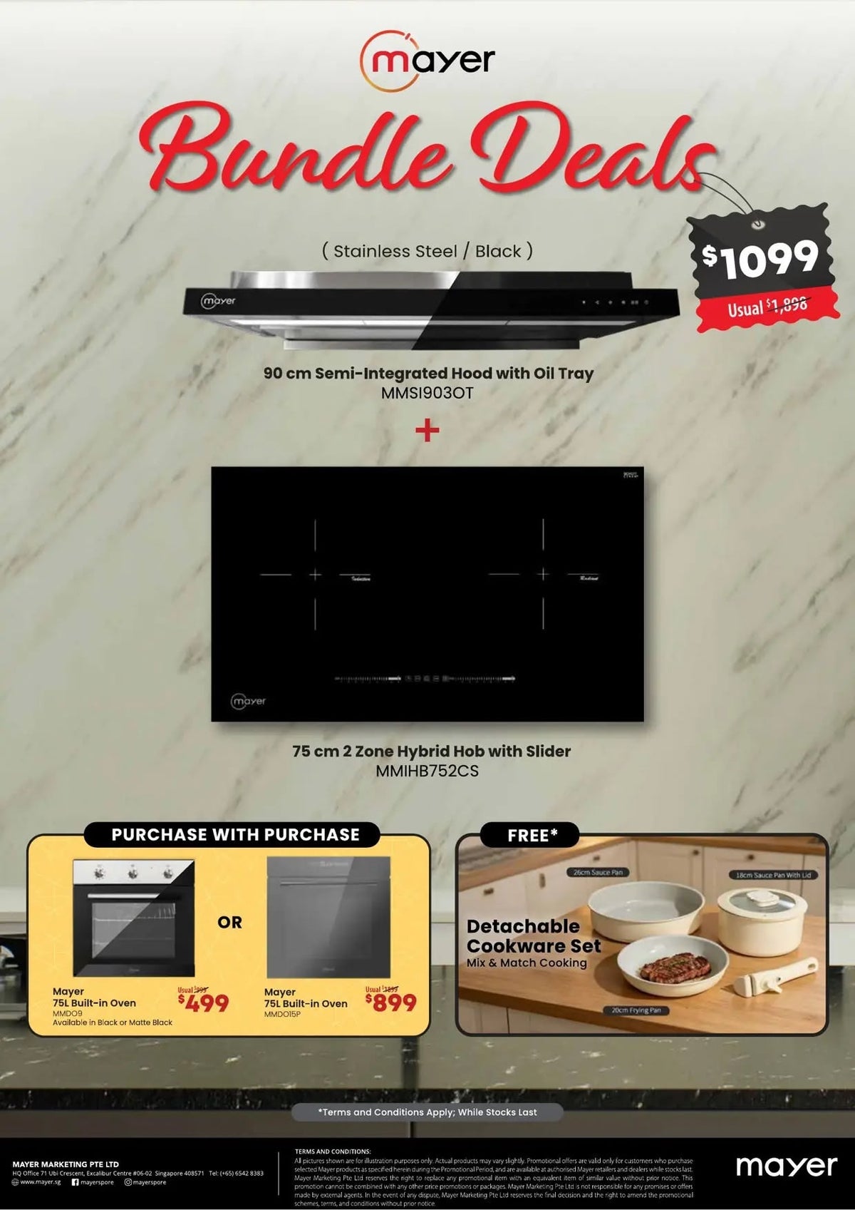 Mayer Q4 Bundle Deals 2026 - Hood & Hob Bundles from $999