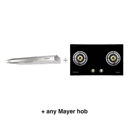 Mayer MMSL901SM hood with any Mayer hob