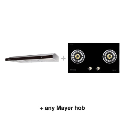 Mayer MMSL902BE hood with any Mayer hob