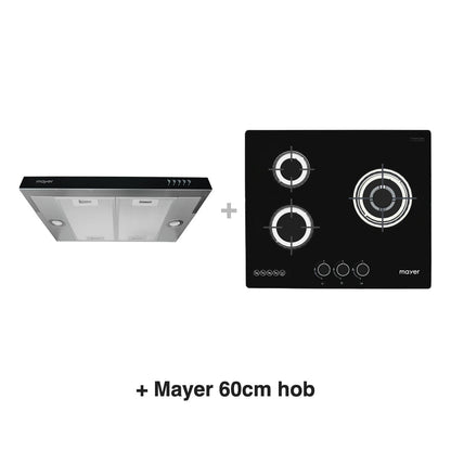 Mayer MMSI600HS hood with a Mayer 60cm hob