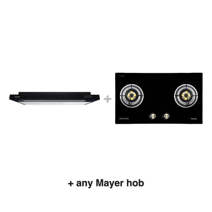 Mayer MMSI900LEDHS hood with any Mayer hob