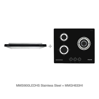 MMSI900LEDHS Stainless Steel + MMGH633HI