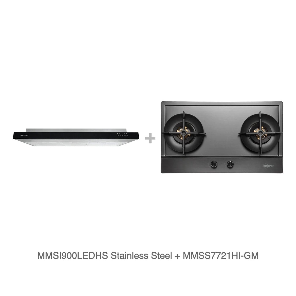 MMSI900LEDHS Stainless Steel + MMSS7721HI-GM