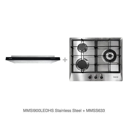 MMSI900LEDHS Stainless Steel + MMSS633