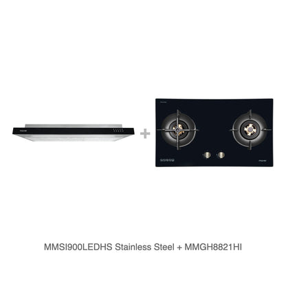 MMSI900LEDHS Stainless Steel + MMGH8821HI