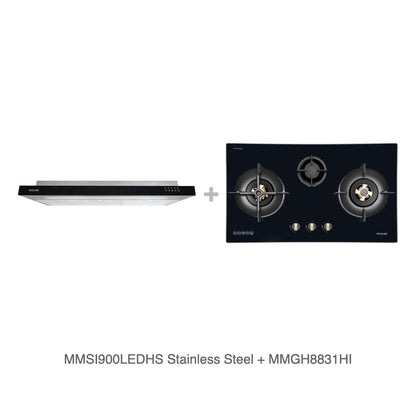 MMSI900LEDHS Stainless Steel + MMGH8831HI