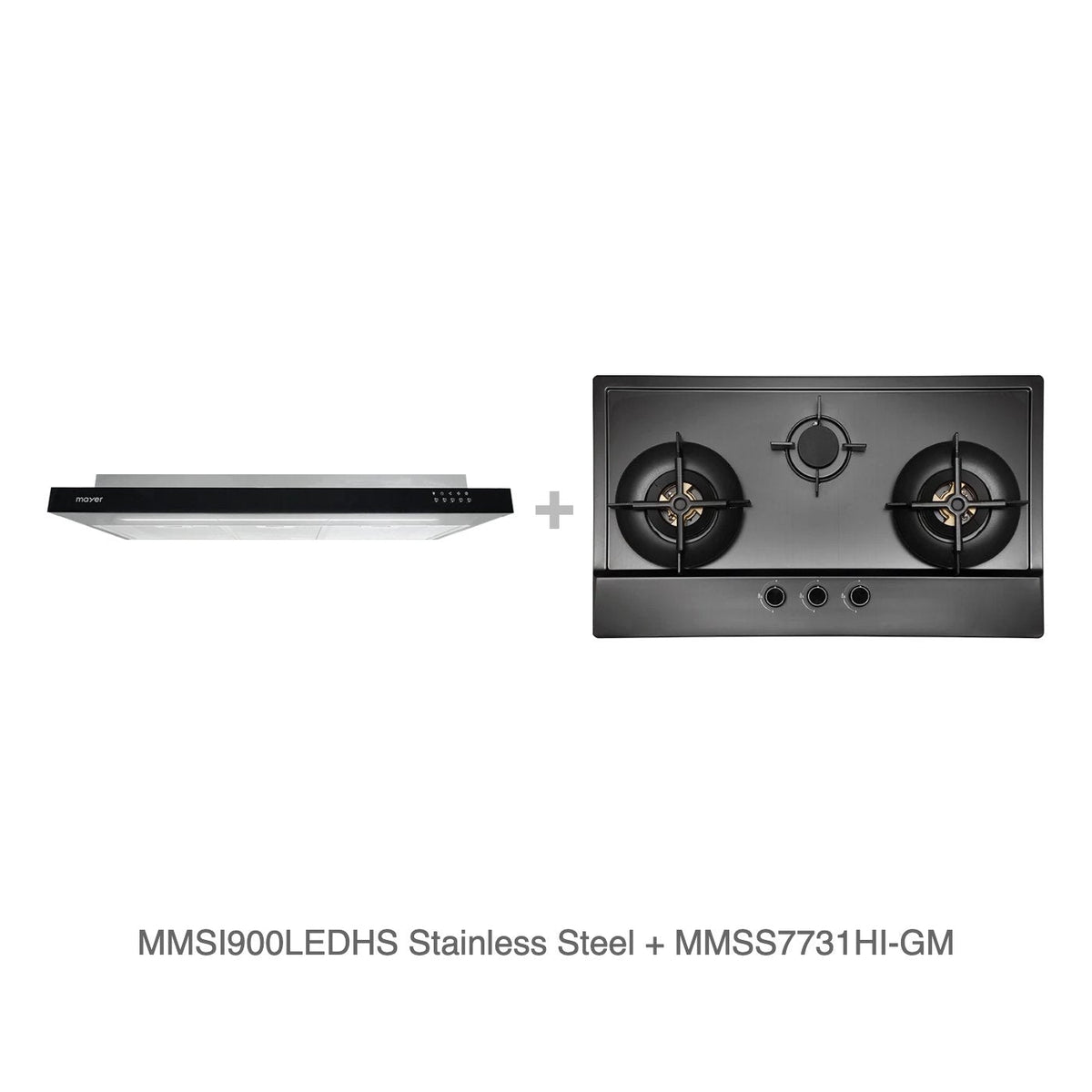 MMSI900LEDHS Stainless Steel + MMSS7731HI-GM
