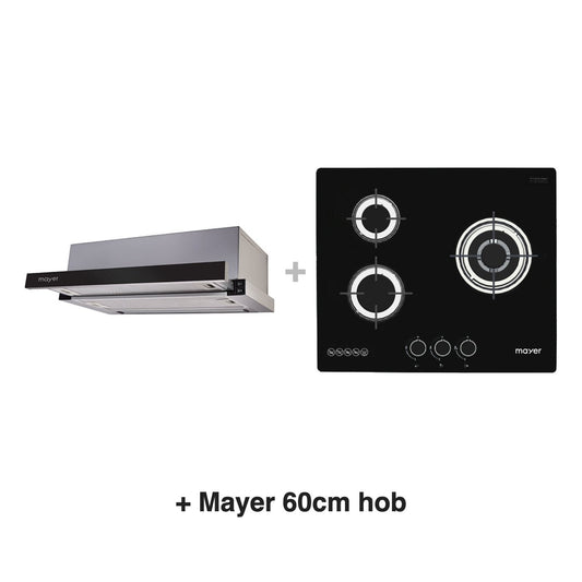 Mayer MMTH60 hood with a Mayer 60cm hob
