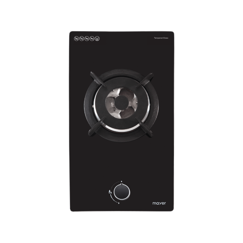 Mayer MMGH310H 30cm domino gas hob, top view