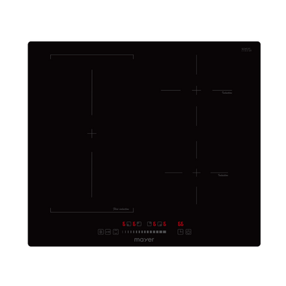 Mayer MMIH603FZ 60cm flexi 3-zone induction hob, top view