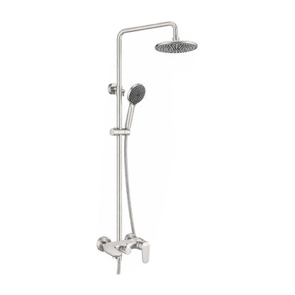 NOUS 3-Way Rainshower Set 1308, Brushed Nickel