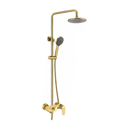 NOUS 3-Way Rainshower Set 1308, Matt Gold