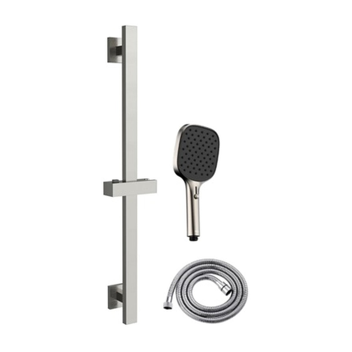 NOUS Hand Shower Set with Slide Rail 45HS, Brushed Nickel