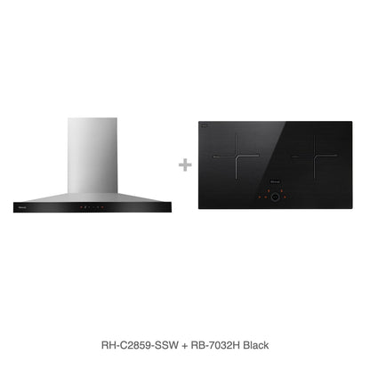 RH-C2859-SSW + RB-7032H Black