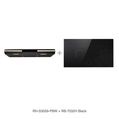 RH-S3059-PBW + RB-7032H Black