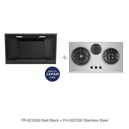 FR-SC2090 Matt Black + FH-GS7030 Stainless Steel