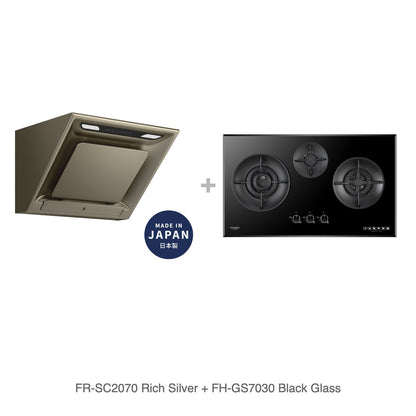 FR-SC2070 Rich Silver + FH-GS7030 Black Glass