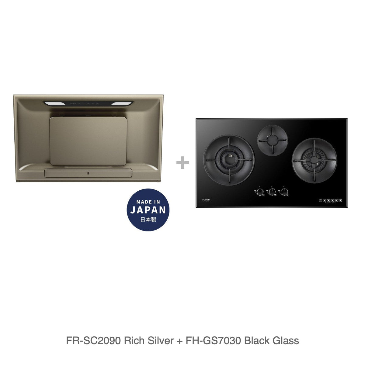 FR-SC2090 Rich Silver + FH-GS7030 Black Glass