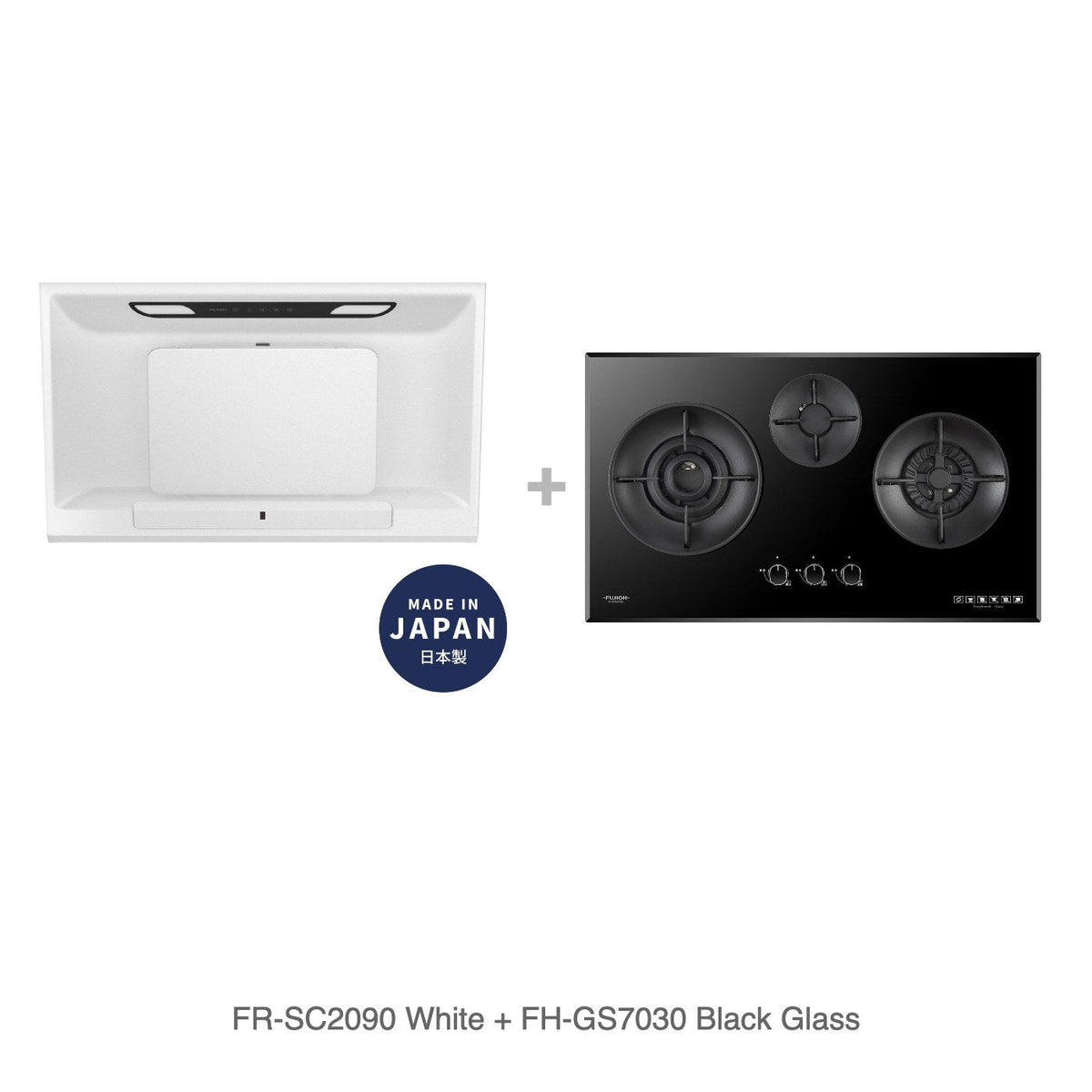 FR-SC2090 White + FH-GS7030 Black Glass