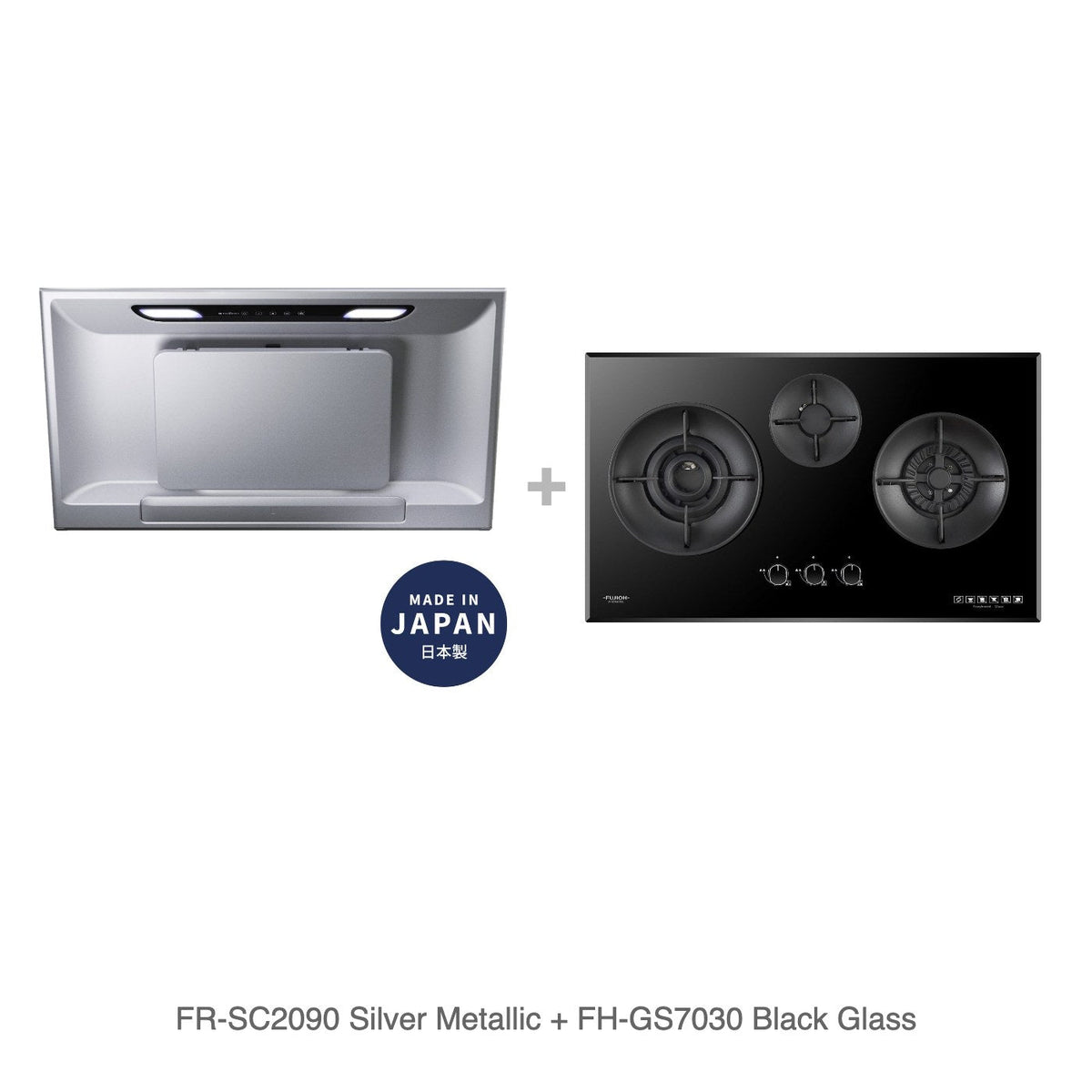 FR-SC2090 Silver Metallic + FH-GS7030 Black Glass