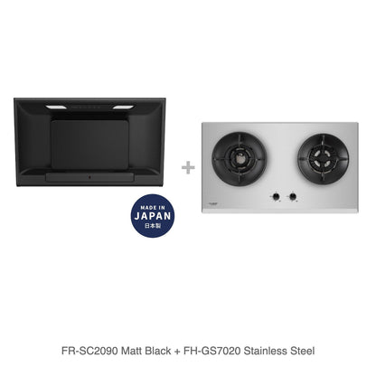 FR-SC2090 Matt Black + FH-GS7020 Stainless Steel