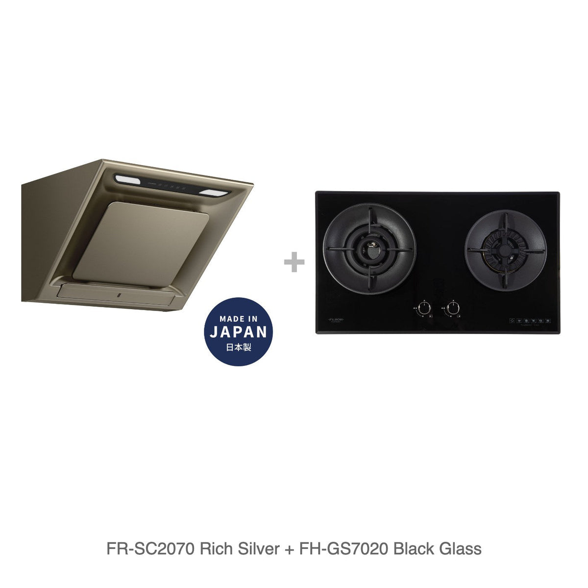 FR-SC2070 Rich Silver + FH-GS7020 Black Glass