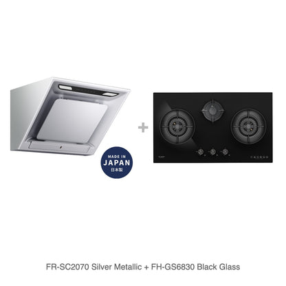 FR-SC2070 Silver Metallic + FH-GS6830 Black Glass
