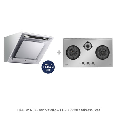 FR-SC2070 Silver Metallic + FH-GS6830 Stainless Steel