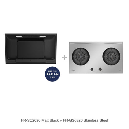 FR-SC2090 Matt Black + FH-GS6820 Stainless Steel