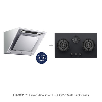 FR-SC2070 Silver Metallic + FH-GS6830 Matt Black Glass