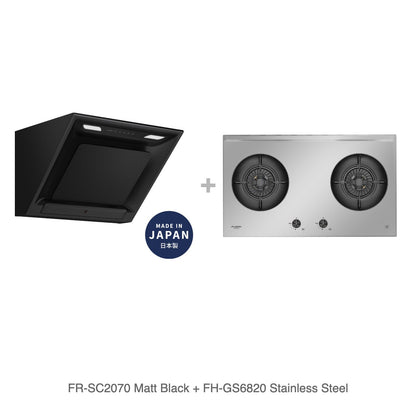 FR-SC2070 Matt Black + FH-GS6820 Stainless Steel