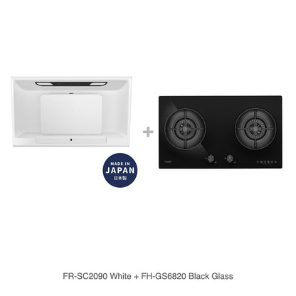 FR-SC2090 White + FH-GS6820 Black Glass