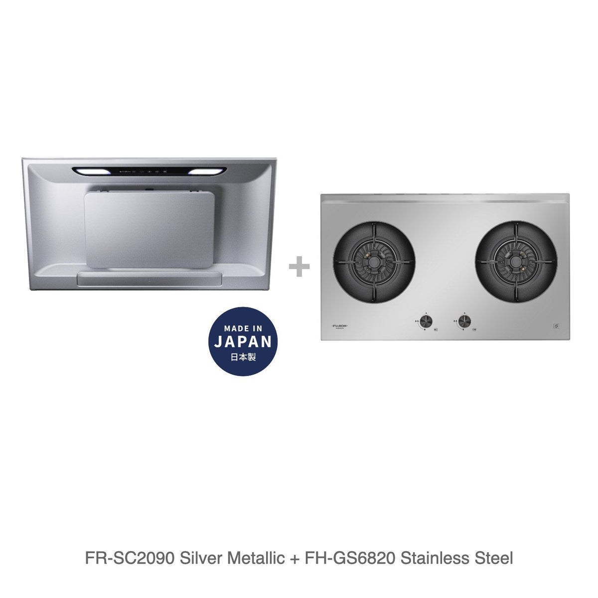 FR-SC2090 Silver Metallic + FH-GS6820 Stainless Steel