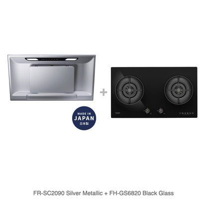 FR-SC2090 Silver Metallic + FH-GS6820 Black Glass