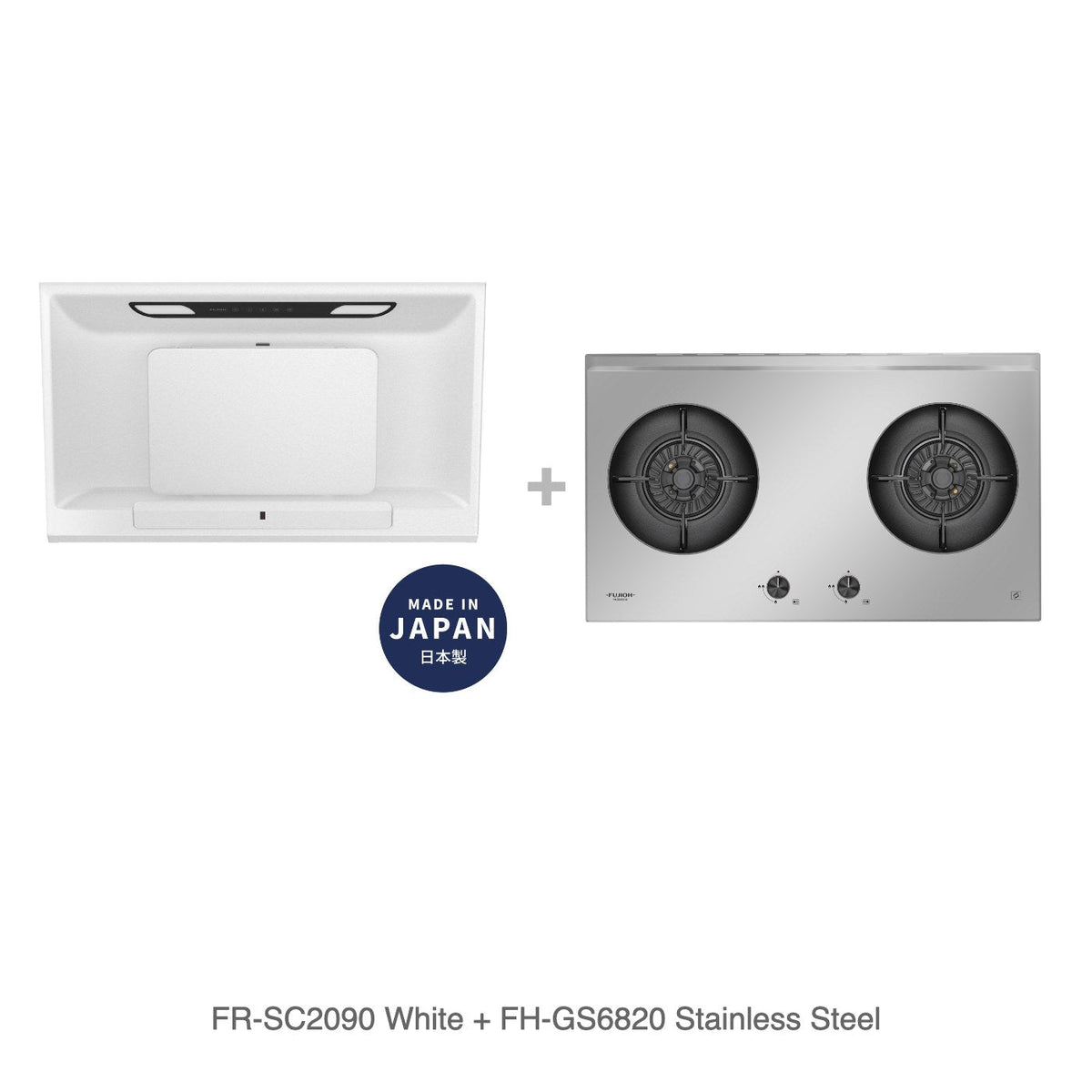 FR-SC2090 White + FH-GS6820 Stainless Steel