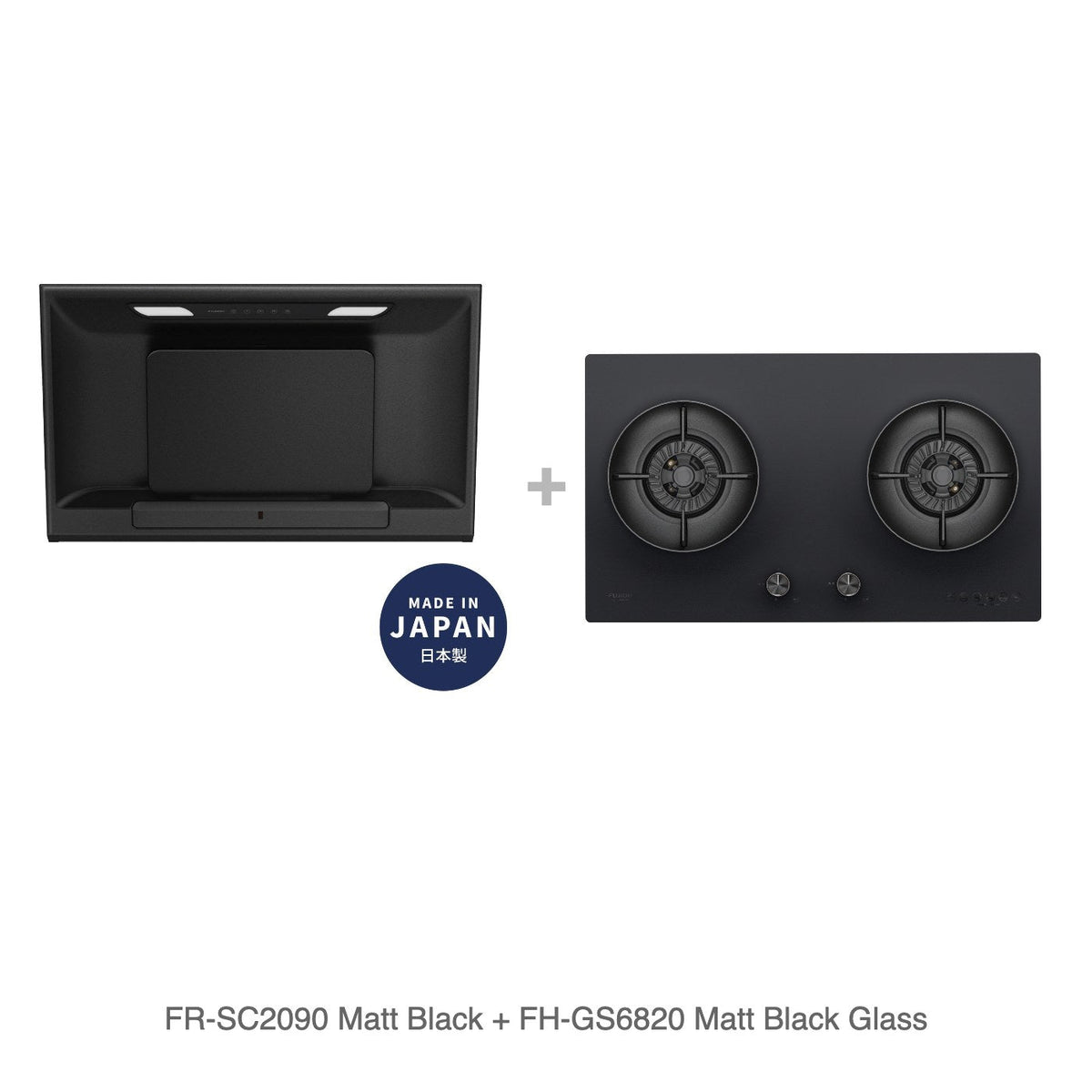 FR-SC2090 Matt Black + FH-GS6820 Matt Black Glass