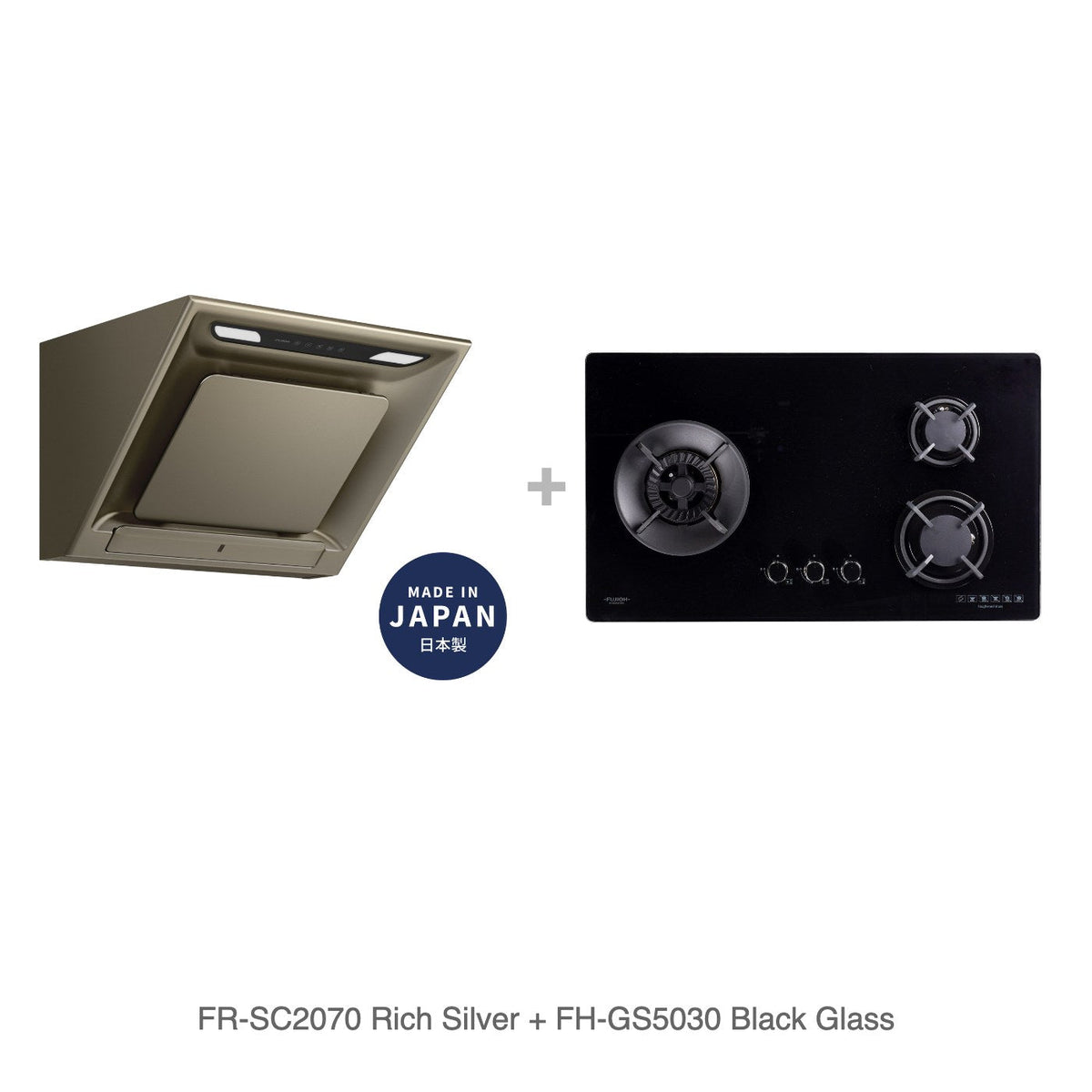 FR-SC2070 Rich Silver + FH-GS5030 Black Glass