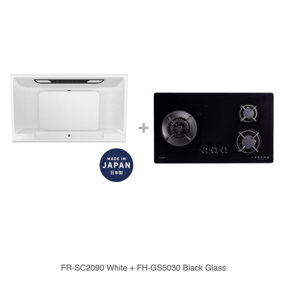 FR-SC2090 White + FH-GS5030 Black Glass