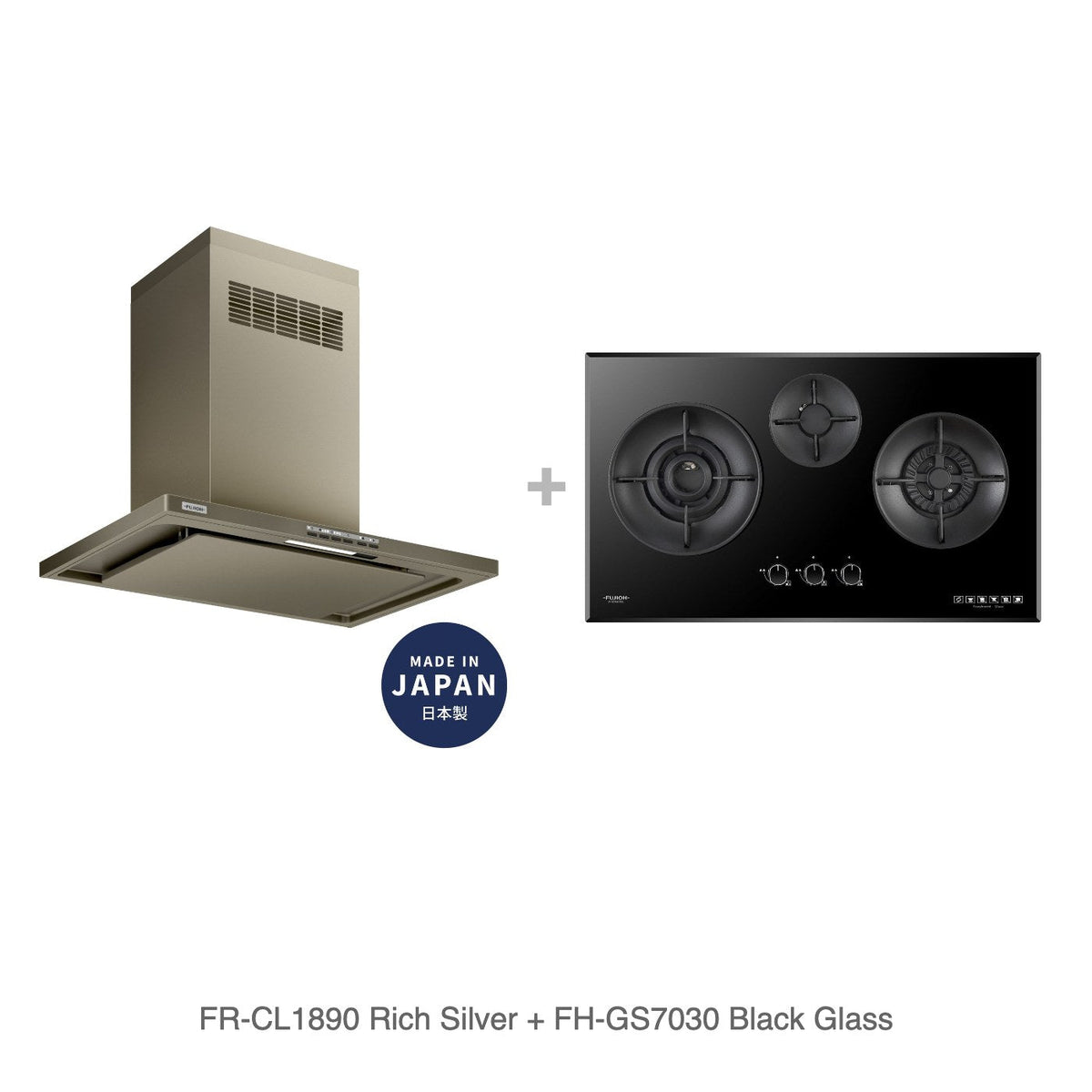 FR-CL1890 Rich Silver + FH-GS7030 Black Glass